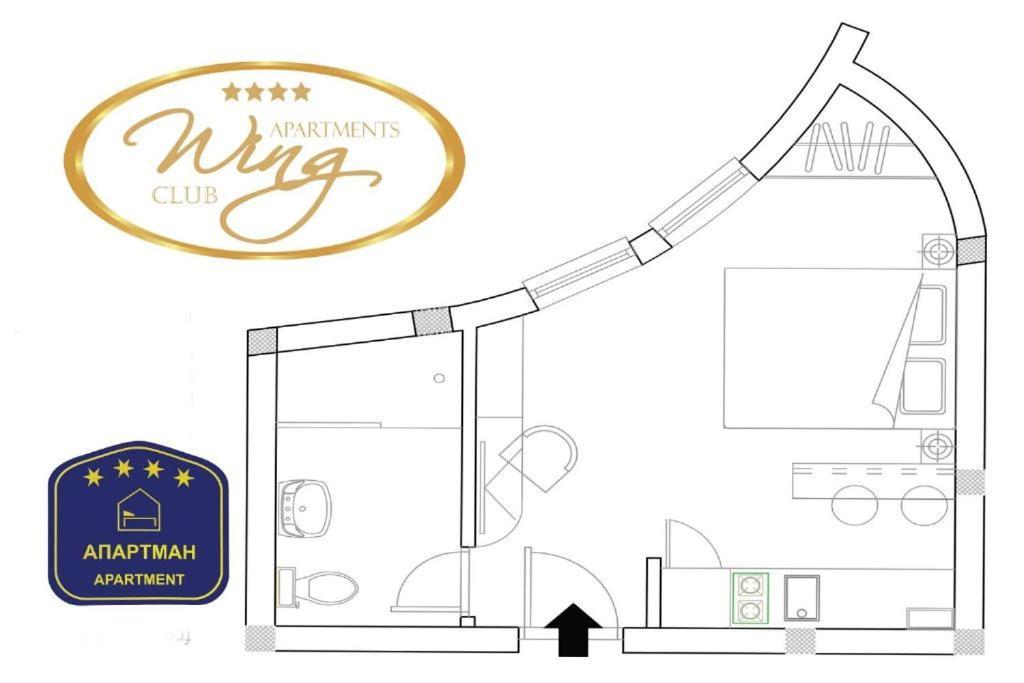 Aparthotel Wing Club Dajana à Jagodina Extérieur photo